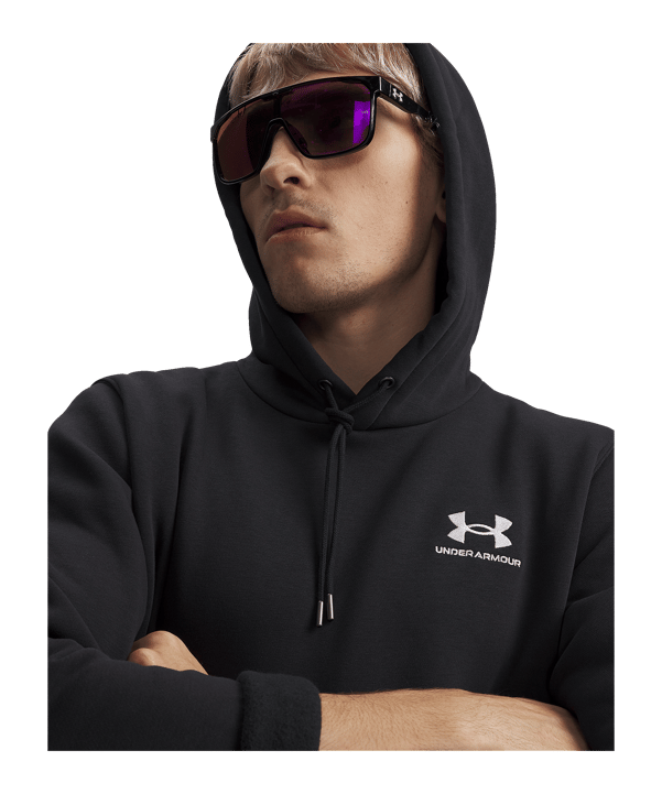 Under Armour Essential Hoody F001 - schwarz