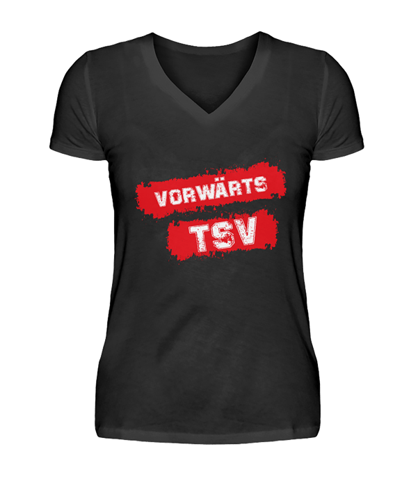 TSV Schopfloch V Neck Vorwärts R Damen Schwarz - schwarz
