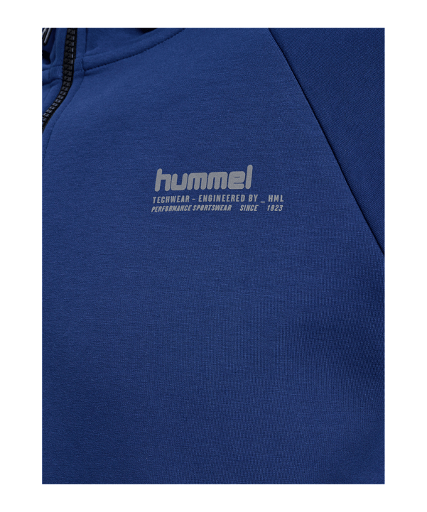 Hummel Tech Fleece Regular Kapuzenjacke Blau F7424 - blau