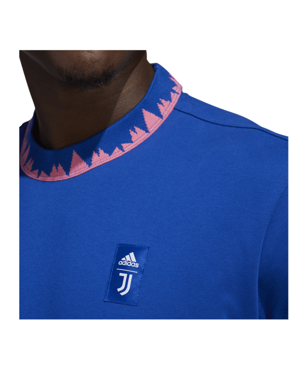 adidas Juventus Turin T-Shirt Blau - blau