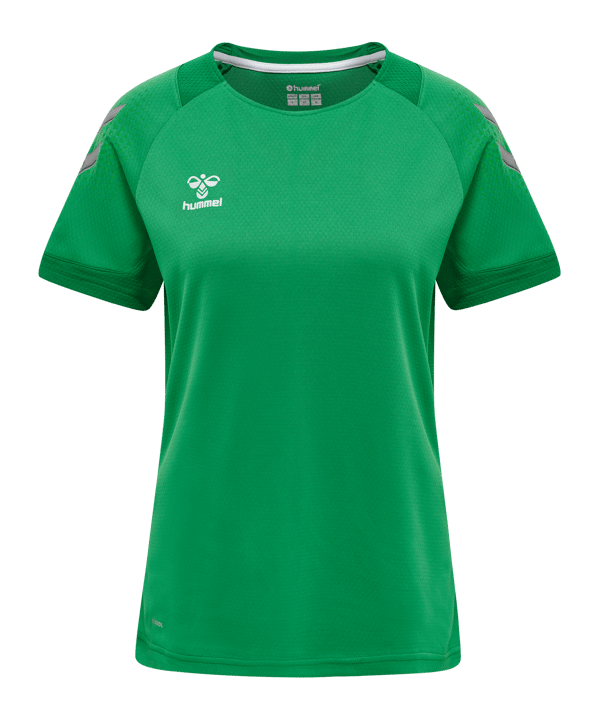 Hummel hmlLEAD Trainingsshirt Damen Grün F6235 - gruen