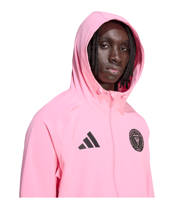 adidas Inter Miami Tiro Travel Jacke Rosa - rosa