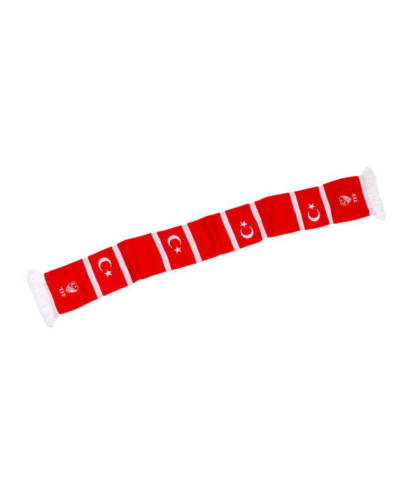 TFF Türkei Schal Blockstreifen Rot - rot