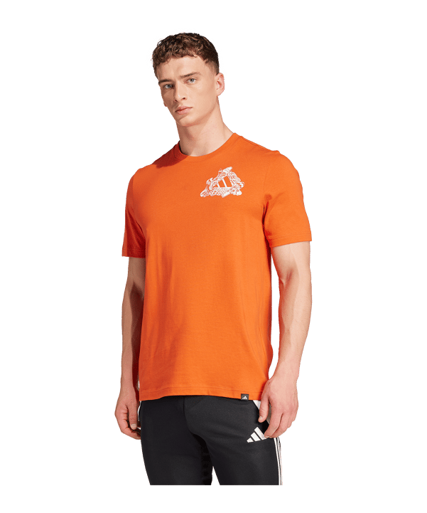 adidas Football Kicks Graphic Tee Red - rot