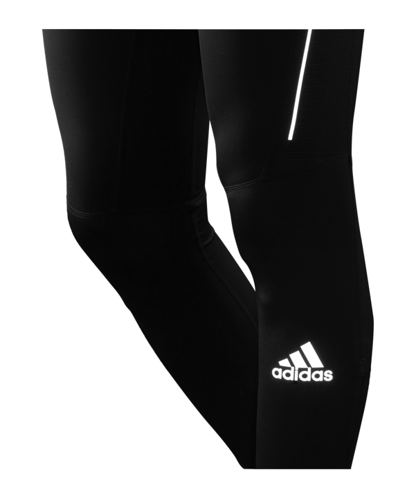 adidas Own the Run Tight Running Schwarz Silber - schwarz