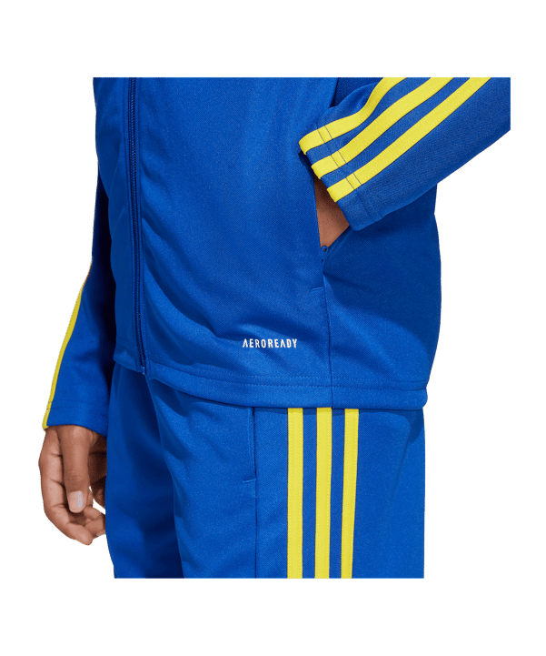 adidas Squadra 25 Trainingsjacke Kids Blau - blau