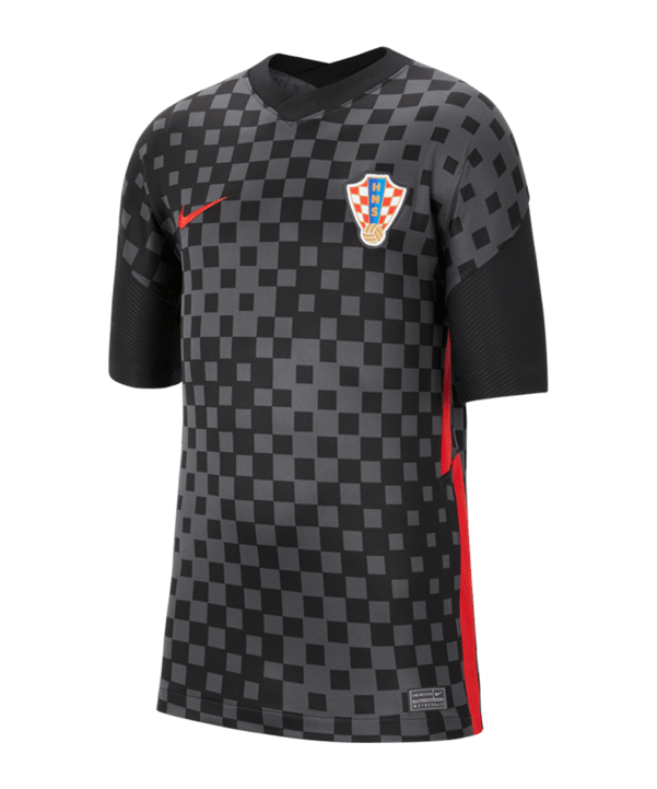 Nike HNS Kroatien Trikot Away EM 2020 Kids Grau F060 - grau