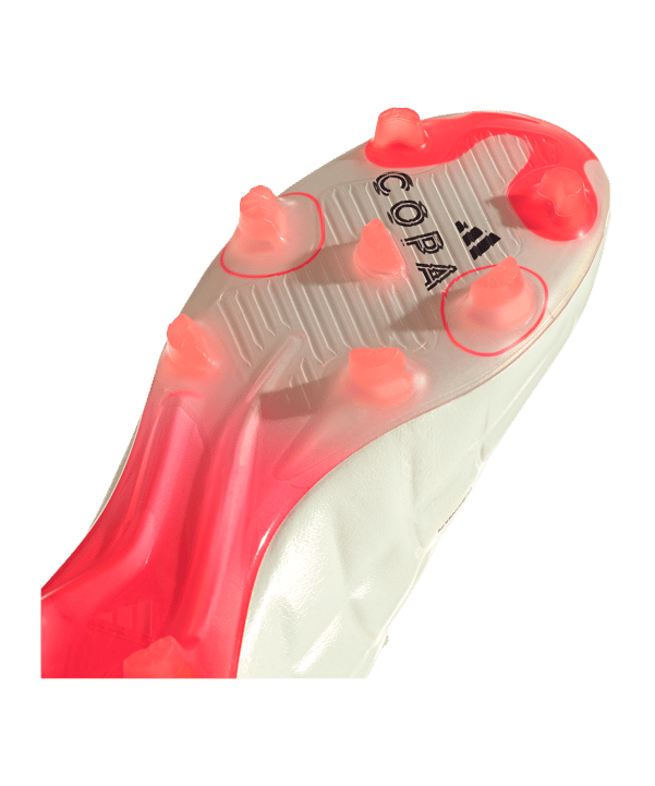 adidas COPA Pure 2 Pro FG Solar Energy Weiss Schwarz Rot - weiss