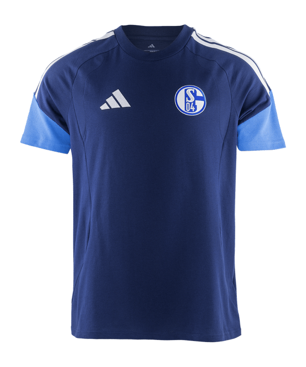 adidas FC Schalke 04 Team T-Shirt Blau - blau