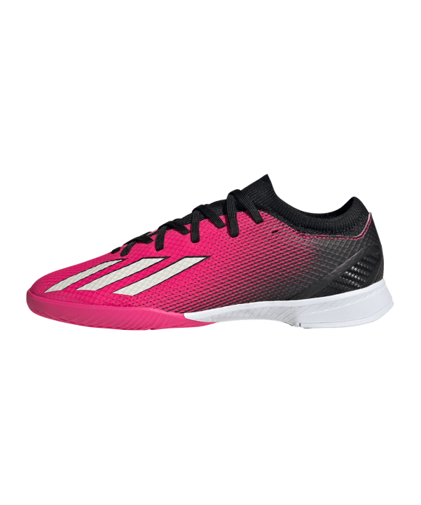 adidas X Speedportal.3 IN Halle Own Your Football Kids Pink Schwarz Weiss - lila