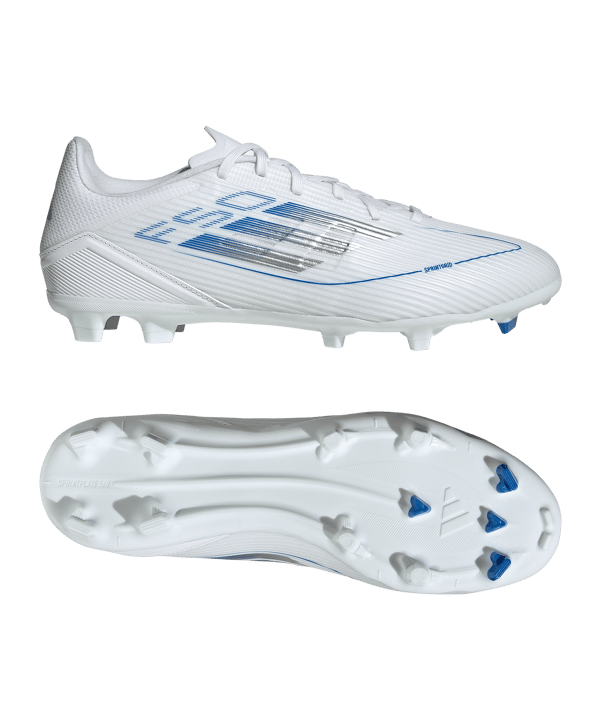 adidas F50 League FG/MG Polar Victory Blanc - blanc
