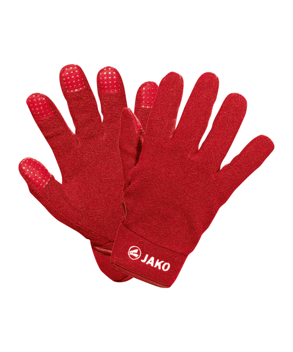 JAKO Feldspielerhandschuh Fleece Rot F01 - rot