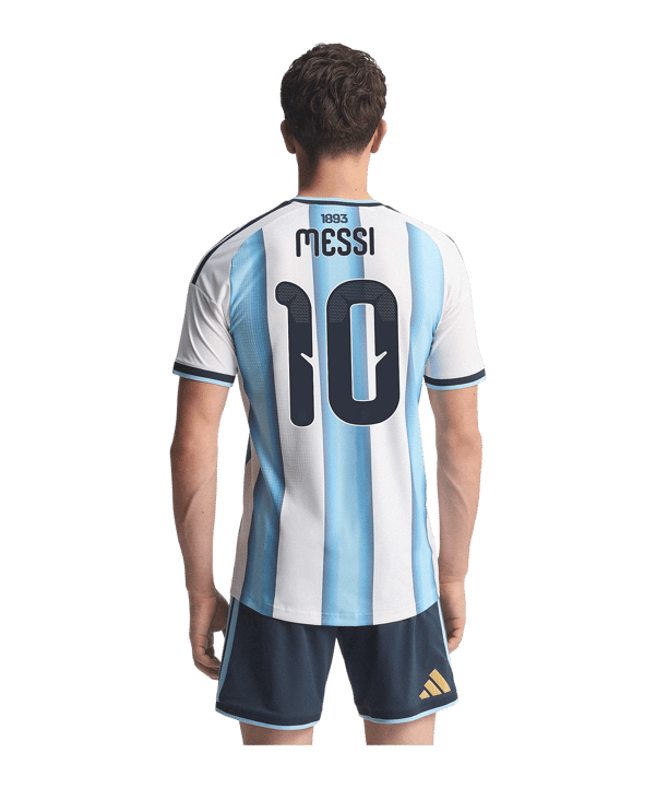 adidas Argentinien Authentic MESSI Trikot Home WM 2026 Weiß - weiss