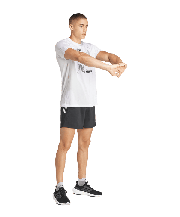 adidas Own the Run Short Schwarz - schwarz