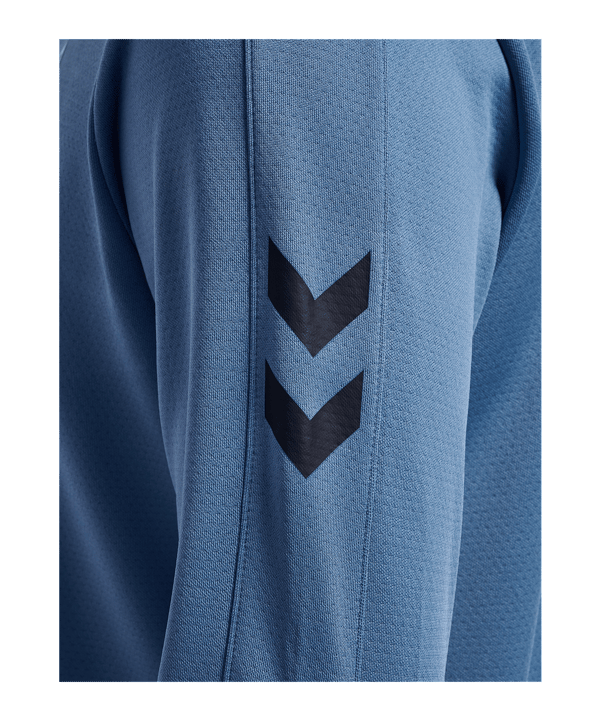 Hummel Active Pl Half Zip Sweatshirt Blau F4250 - blau