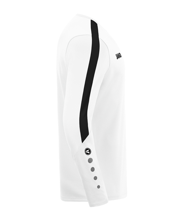 JAKO Power Sweatshirt Kids Weiss Schwarz F000 - weiss