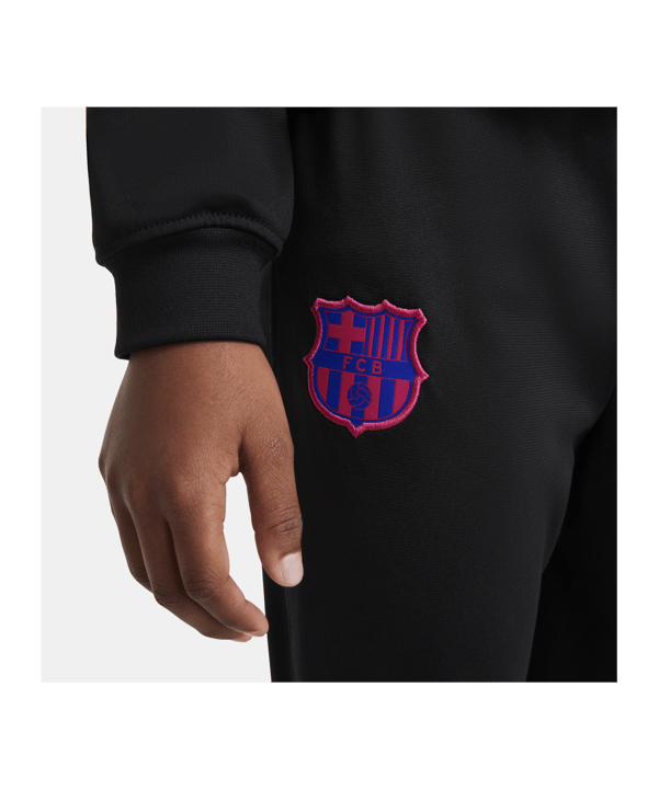 Nike FC Barcelona Trainingsanzug Kids Schwarz F014 - schwarz