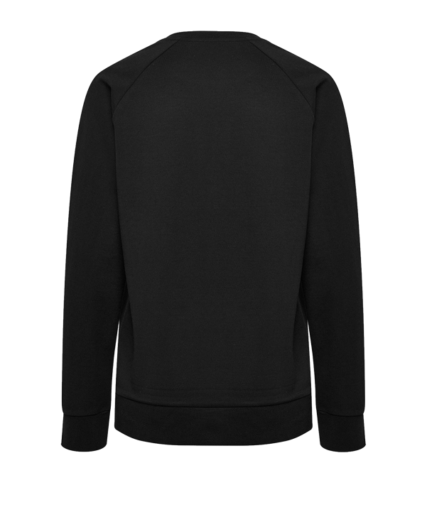 Hummel Cotton Logo Sweatshirt Damen Schwarz F2001 - schwarz
