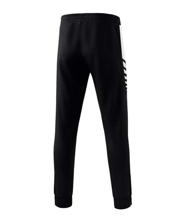 Erima Six Wings Worker Hose Kids Schwarz Weiss - schwarz