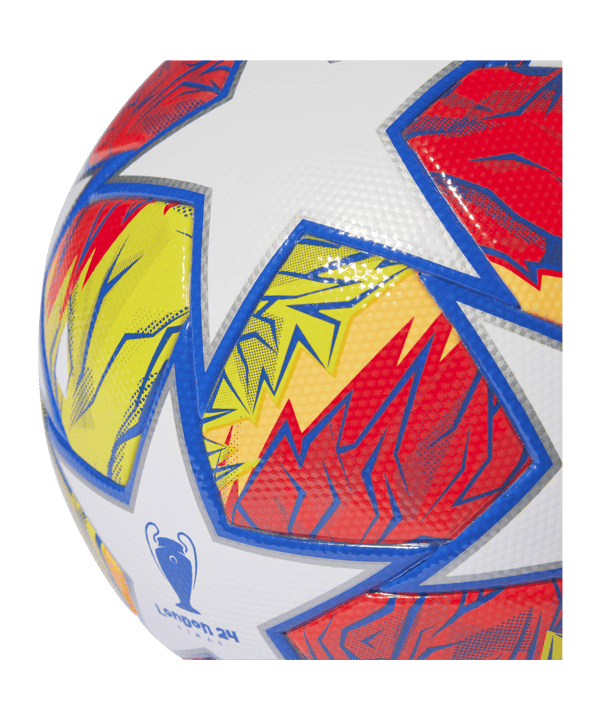 adidas League Trainingsball UCL London Weiss Blau - weiss