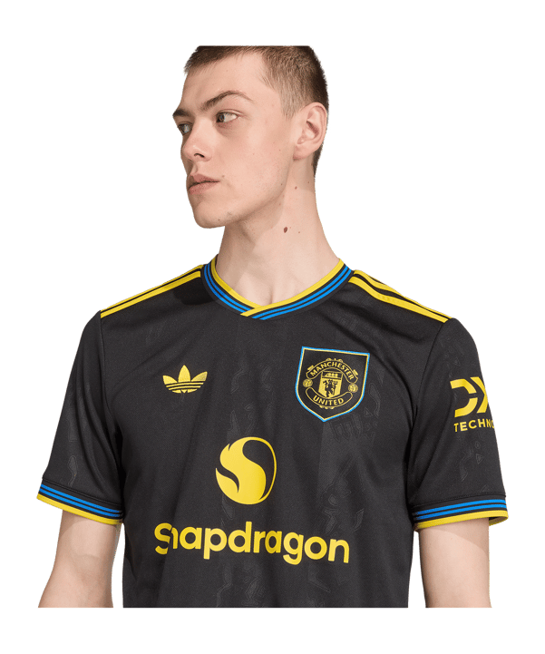 adidas Manchester United Trikot 3rd 2025/2026 Schwarz - schwarz