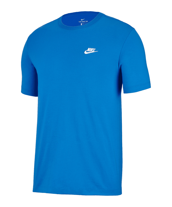 Nike Sportswear Club T-Shirt Blau F435 - blau