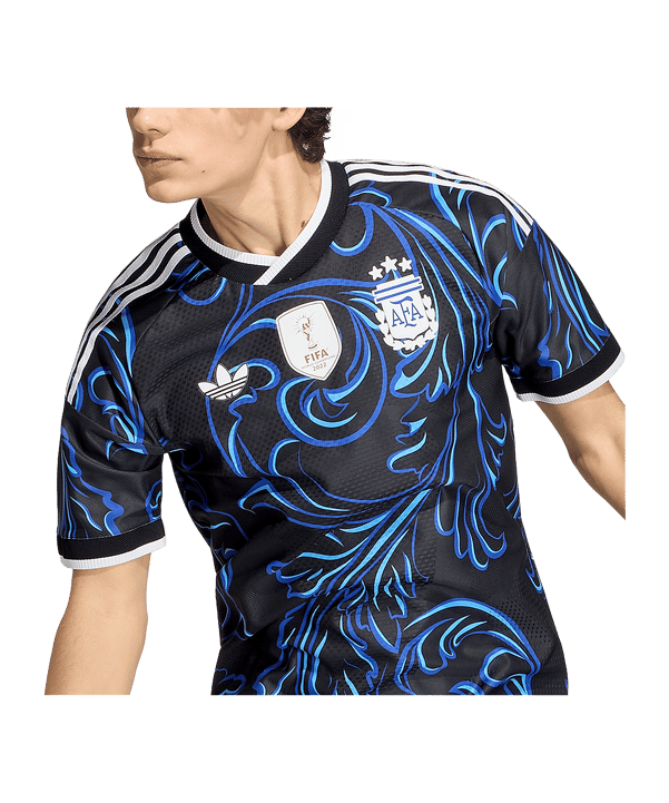 adidas AFA Argentinien Authentic Trikot Away WM 2026 Schwarz - schwarz