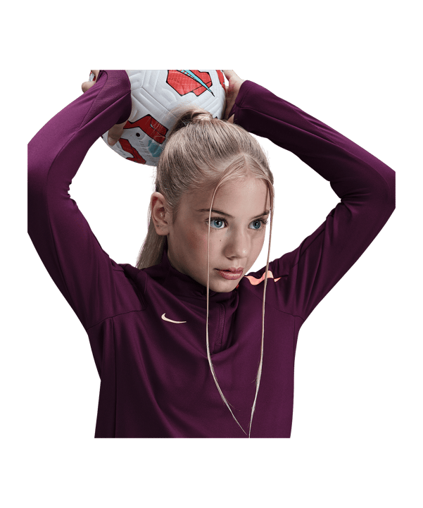 Nike Strike 24 Drill Tip Sweatshirt Kids Rot F610 - rot