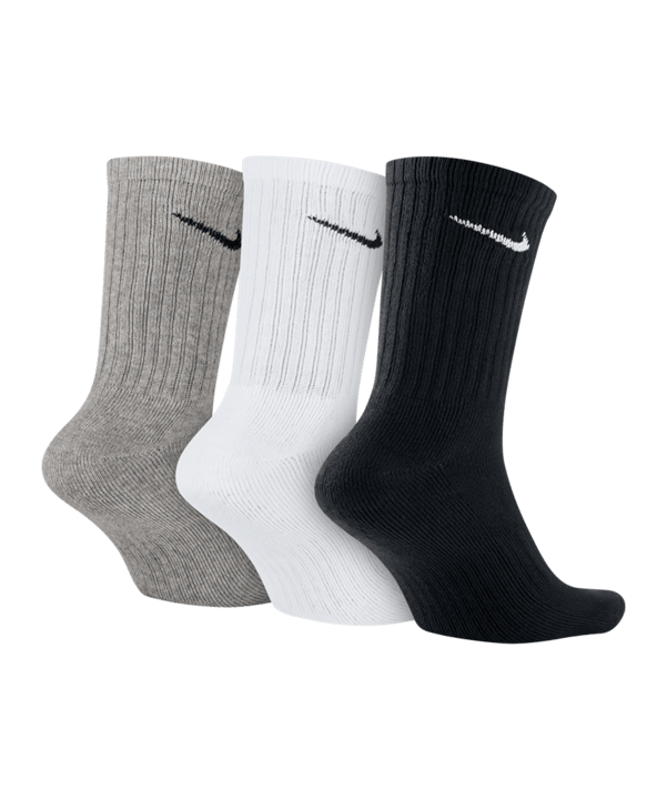 Nike Value Cushioned Crew 3er Pack Socken F965 - weiss