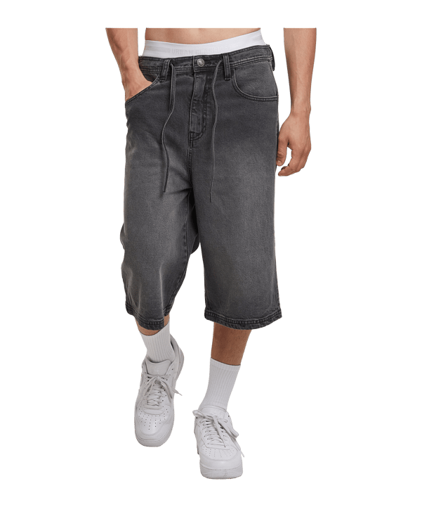 Urban Classic Skater with Drawcord Short Schwarz - schwarz