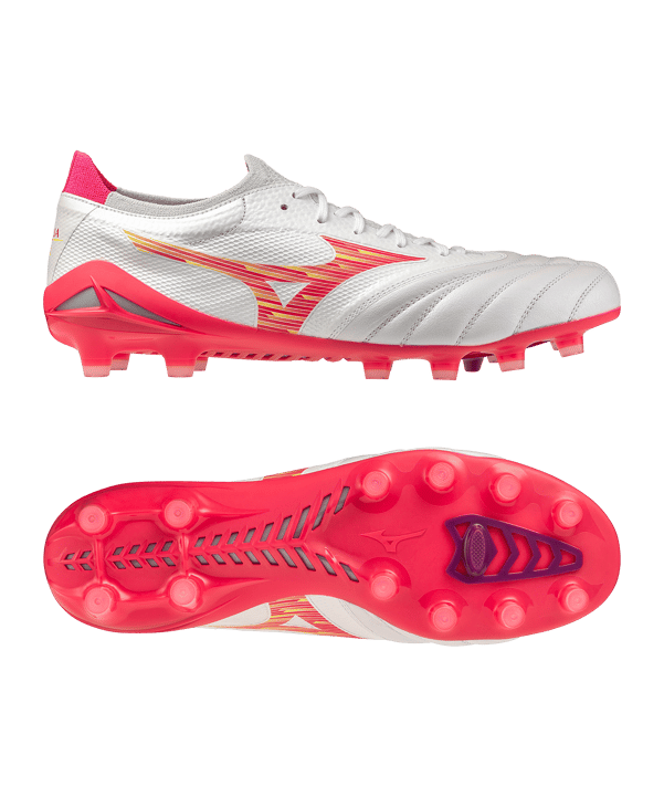 Mizuno Morelia Neo IV Beta Elite FG Blazing Flair Weiß F64 - weiss