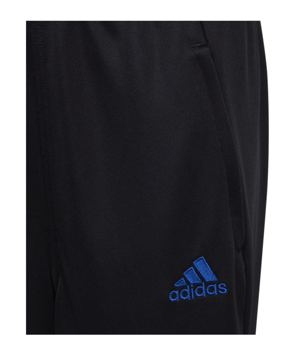 adidas Tiro 7/8 Trainingshose Kids Schwarz Blau - schwarz