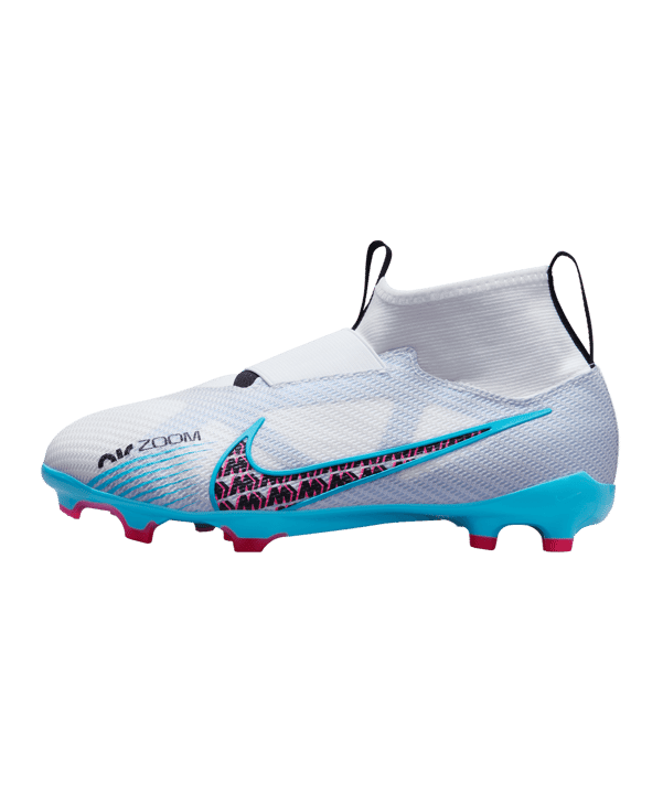 Nike Air Zoom Mercurial Superfly IX Pro FG Blast Weiss Blau Pink F146 - weiss