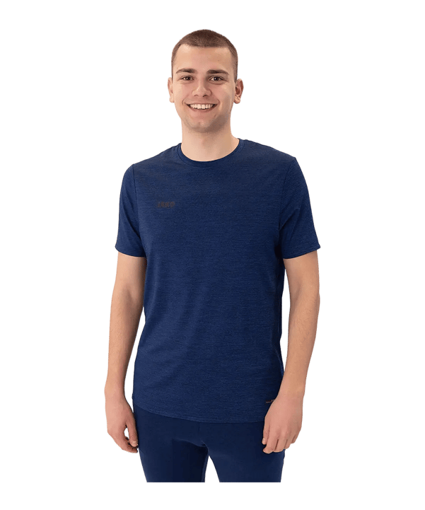 JAKO Premium Basic T-Shirt Bleu C49 - bleu