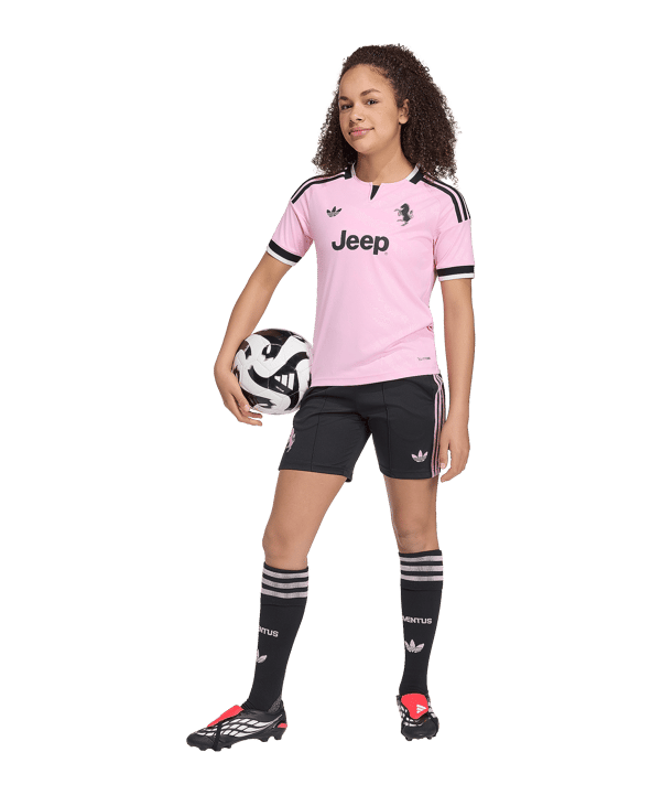 adidas Juventus Turin Trikot Away 2026/2027 Kids Rosa - rosa