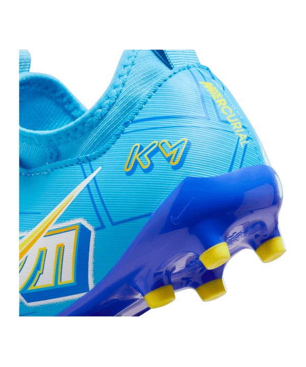 Nike Jr Air Zoom Mercurial Vapor XV Academy FG/MG Mbappe Signature Kids Blau F400 - blau