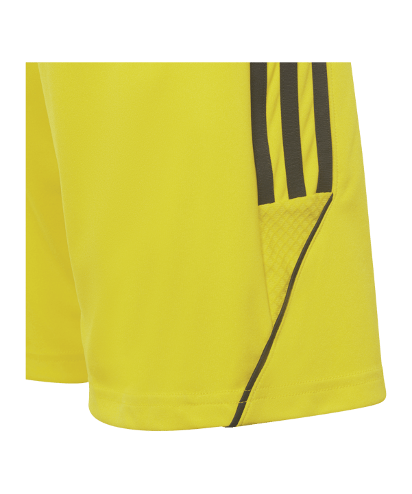 adidas Tiro 23 Short Kids Gelb Schwarz - gelb