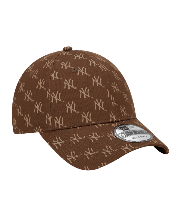New Era New York Yankees New York Yankees Monogram 9Forty Cap Braun - braun