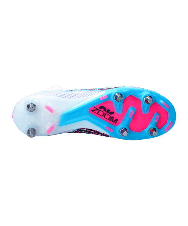 Nike Air Zoom Mercurial Superfly Elite SG-Pro Blast Pro-Player-Edition Weiss Blau Pink F146 - weiss