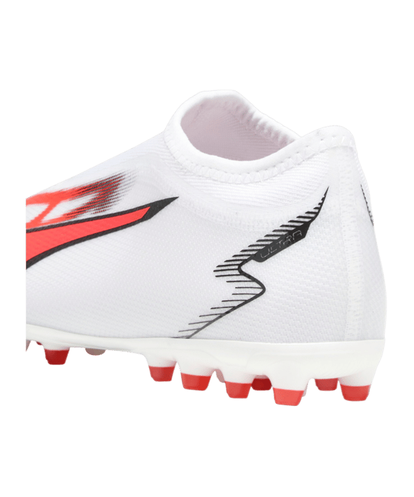 PUMA ULTRA Match LL MG Breakthrough Jr Kids Weiss Rot F01 - weiss