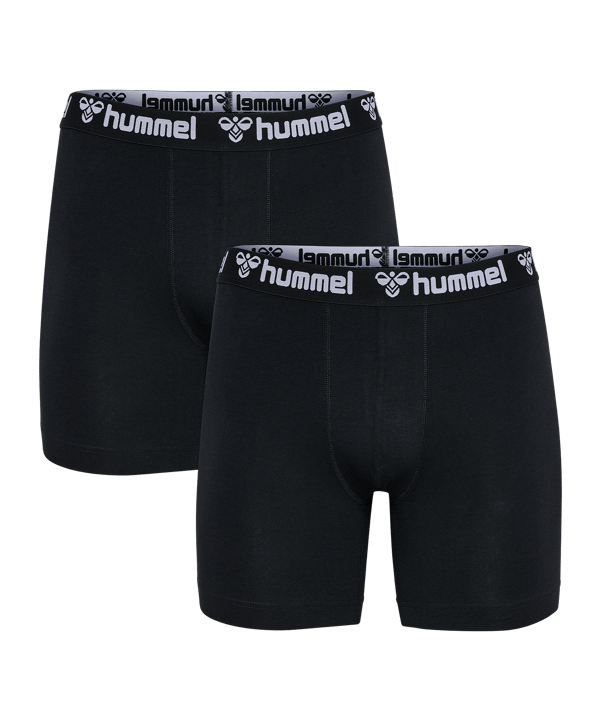 Hummel 2-Pack underwear Shorts nero F2001 - nero