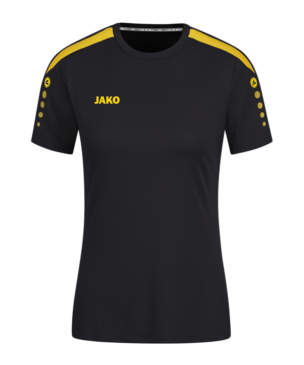 JAKO Power Trikot Damen Schwarz Gelb F803 - schwarz