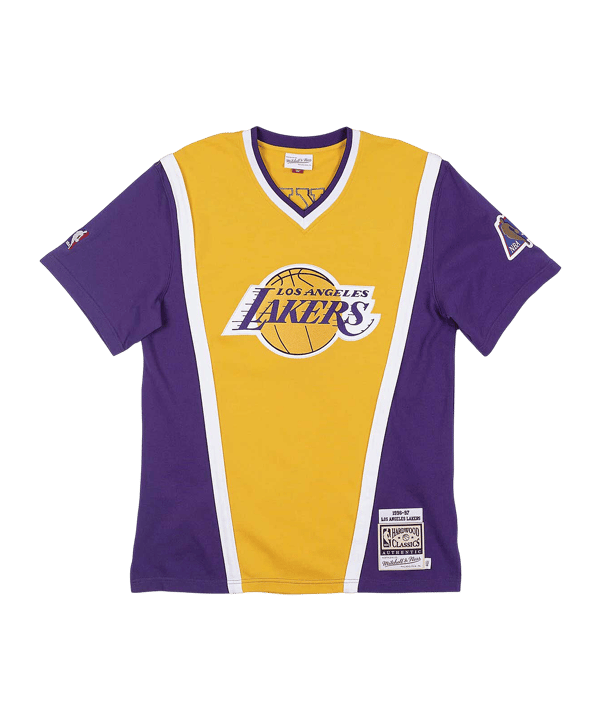 Mitchell and Ness 1996-1997 T-Shirt Gelb - gelb
