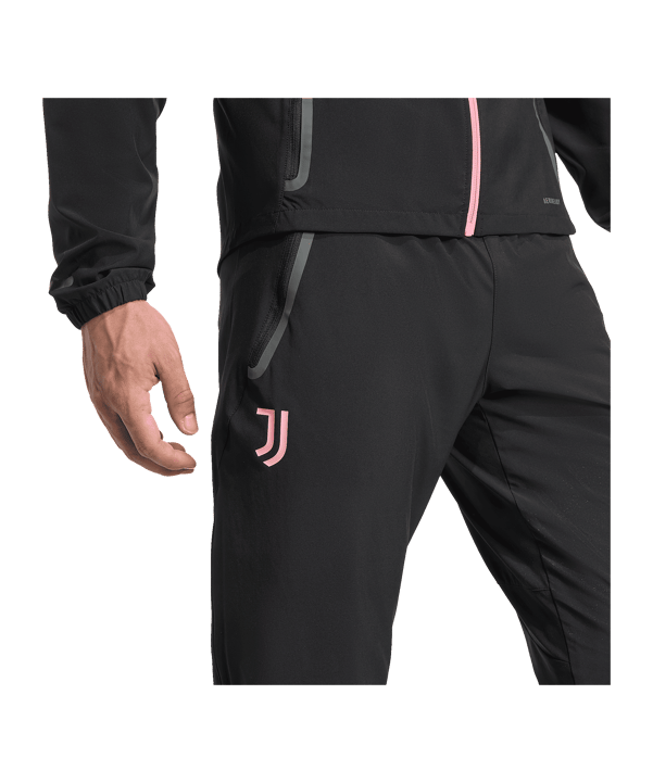 adidas Juventus Turin Vis Tech Travel Jogginghose Schwarz - schwarz