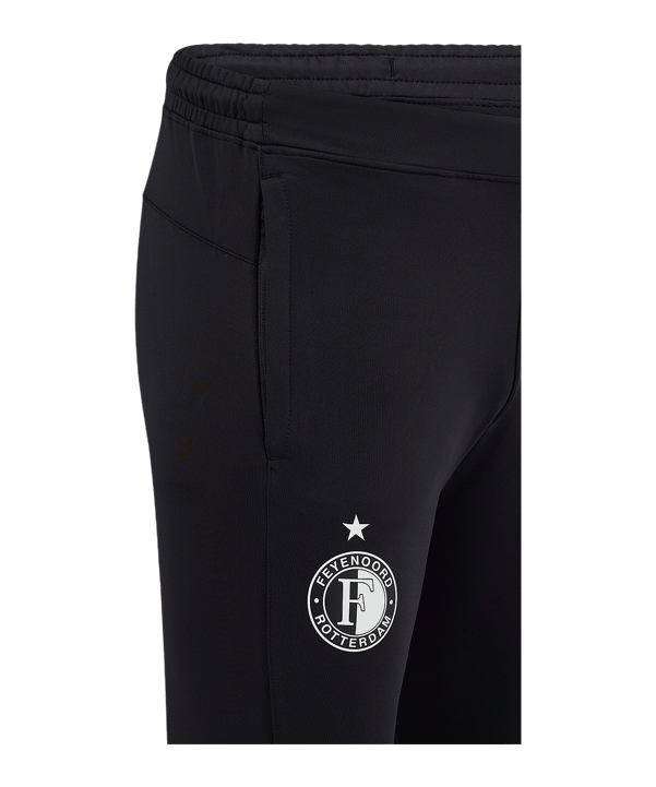 Castore Feyenoord Rotterdam League Matchday Trainingshose Kids Schwarz F015 - schwarz