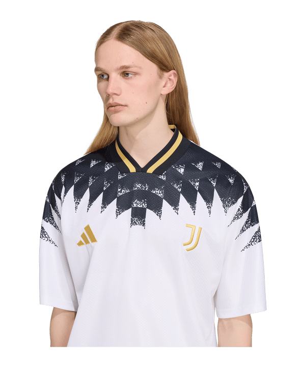 adidas Juventus Turin Stadium Trikot Weiß - weiss