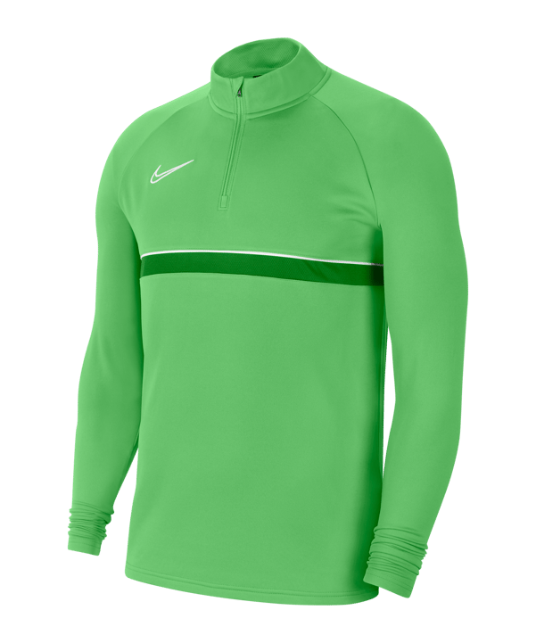 Nike Academy 21 Drill Top Grün Weiss F362 - gruen