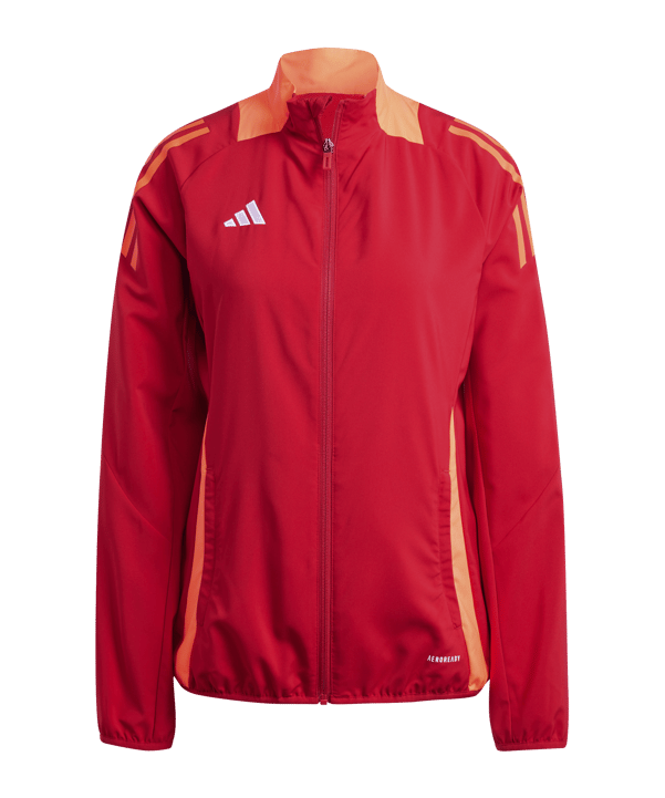 adidas Tiro 24 Competition Präsentationsjacke Damen Rot - rot