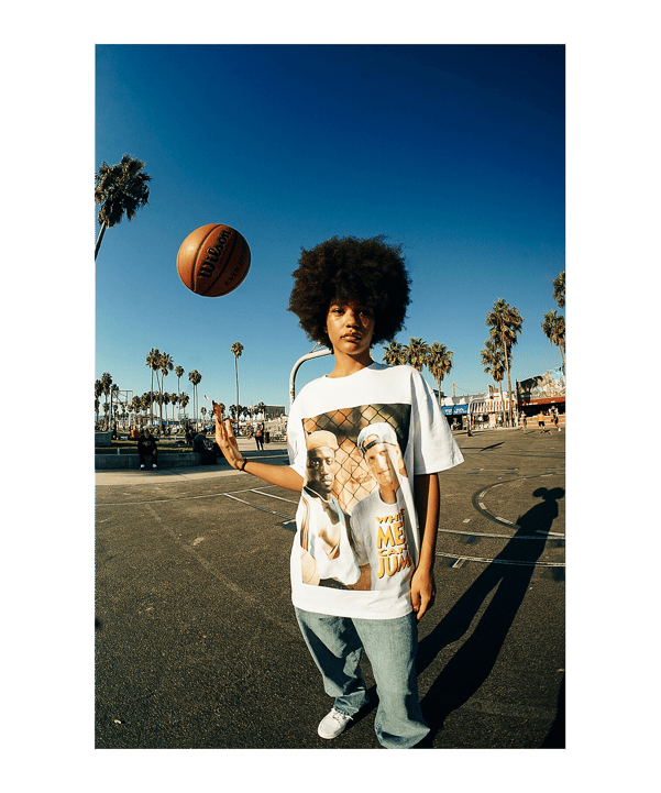 Mister Tee White Men CanT Jump Oversize T-Shirt Weiß - weiss