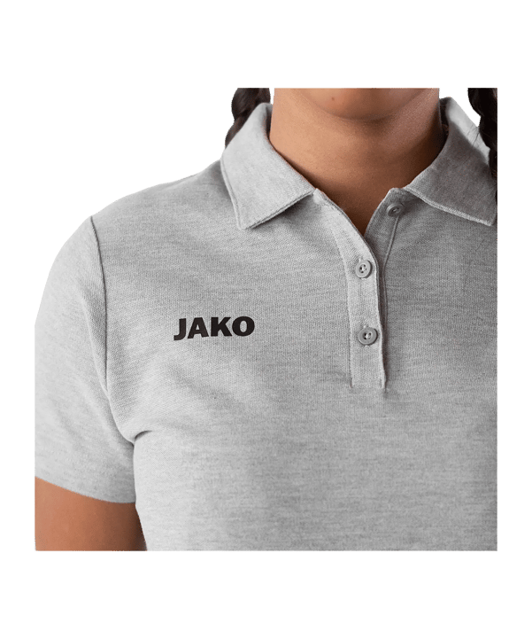 JAKO Base Polo Donna Grigio C041 - grigio